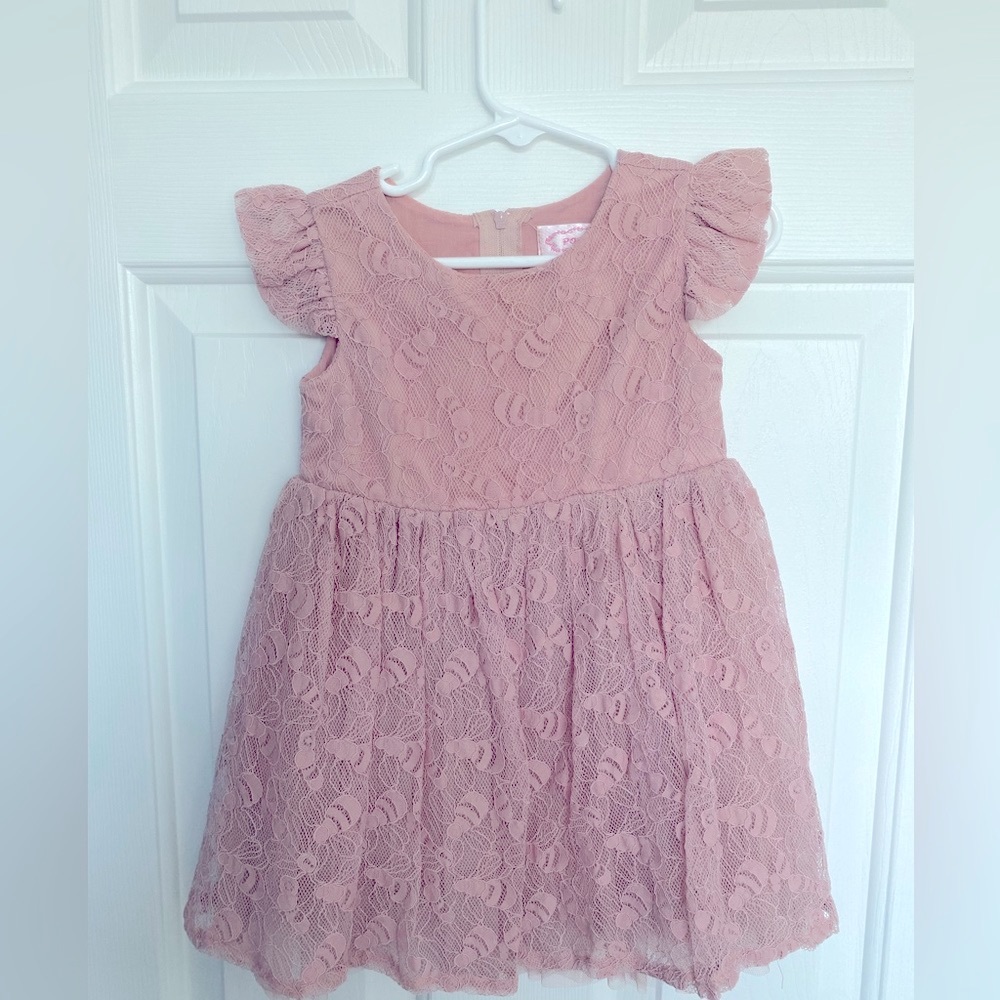 24 mos. Lace baby dress, sz. 24 mos